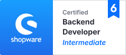 Shopware 6 Certified Backend Developer — Intermediate